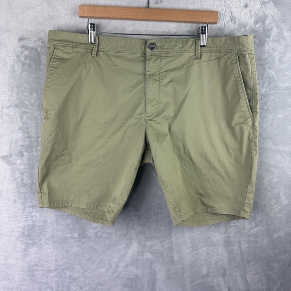 Rodd & Gunn Other - Rodd & Gunn Men's Chino Shorts Olive Green Size 40 Stretch Flat Front Casual